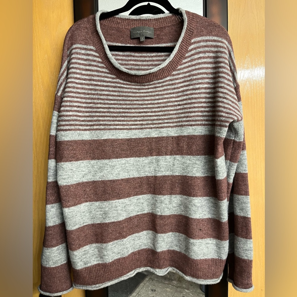 Sunday In Brooklyn | Striped Boat Neck Sweater 👀